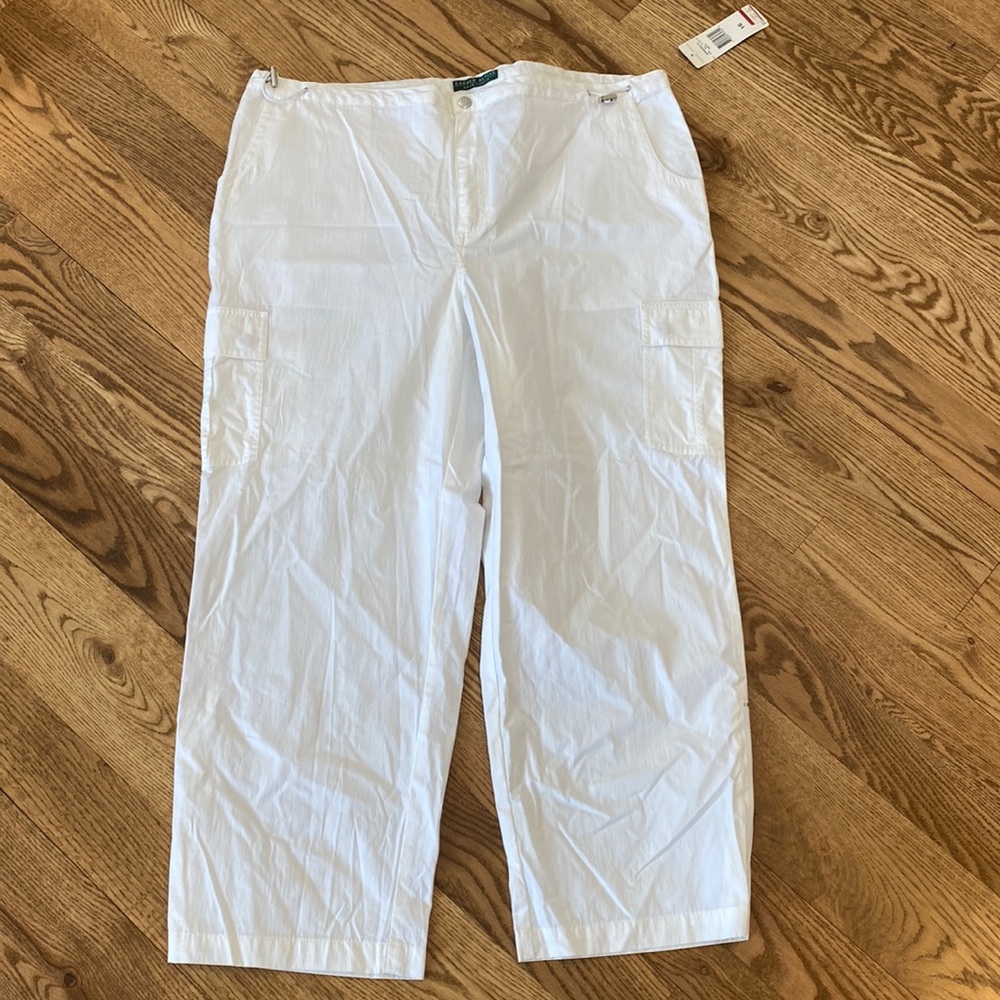 NWT Lauren Active Ralph Lauren cargo pants hiking nylon gorpcore granola girl